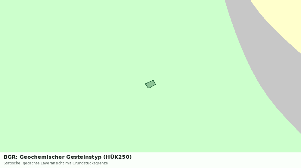 Statische Kartenansicht: BGR: Geochemischer Gesteinstyp (HÜK250)