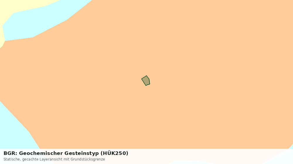 Statische Kartenansicht: BGR: Geochemischer Gesteinstyp (HÜK250)