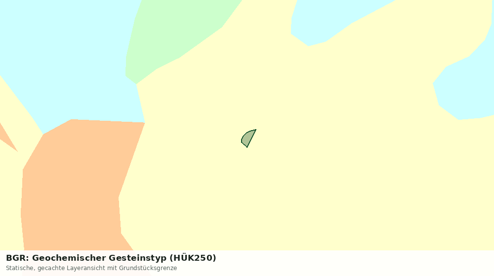 Statische Kartenansicht: BGR: Geochemischer Gesteinstyp (HÜK250)
