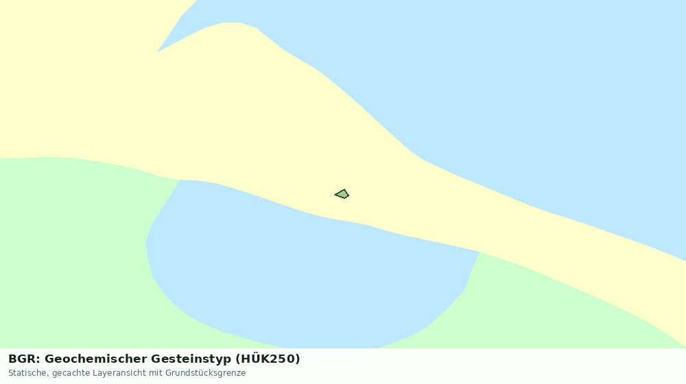 Statische Kartenansicht: BGR: Geochemischer Gesteinstyp (HÜK250)