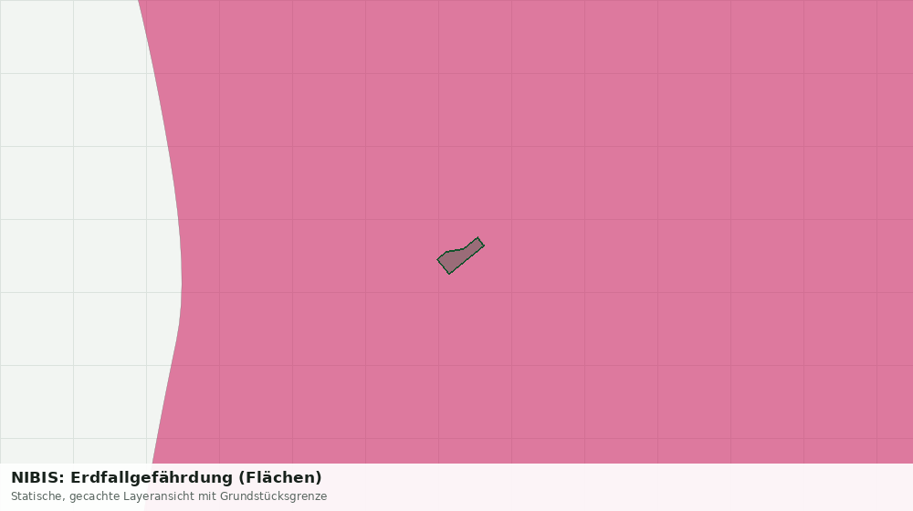 Statische Kartenansicht: NIBIS: Erdfallgefährdung (Flächen)