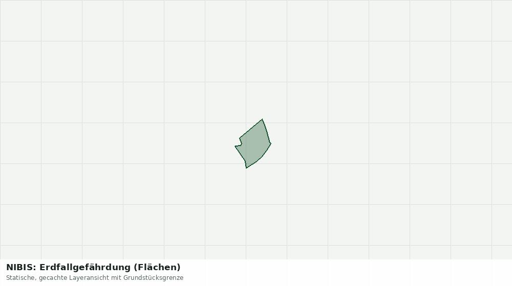 Statische Kartenansicht: NIBIS: Erdfallgefährdung (Flächen)