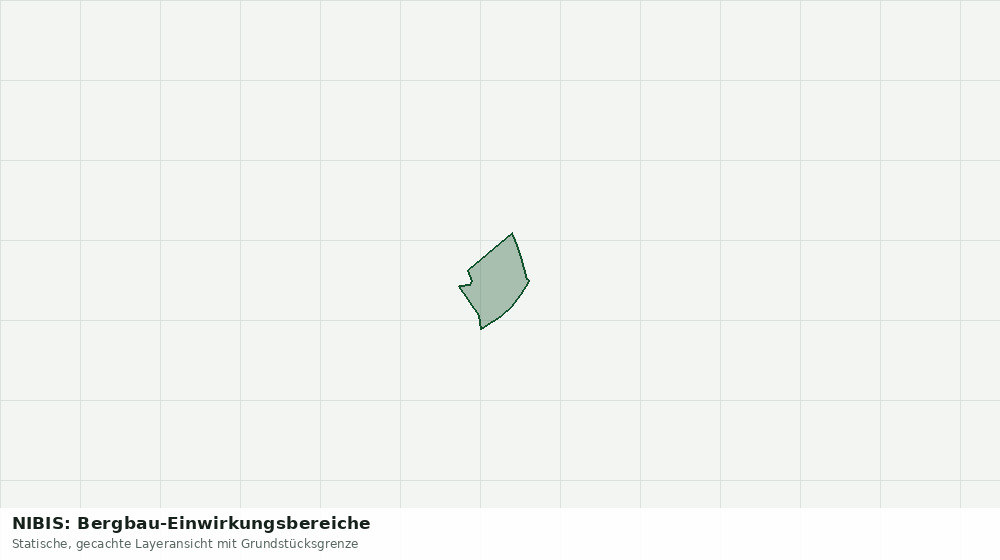 Statische Kartenansicht: NIBIS: Bergbau-Einwirkungsbereiche