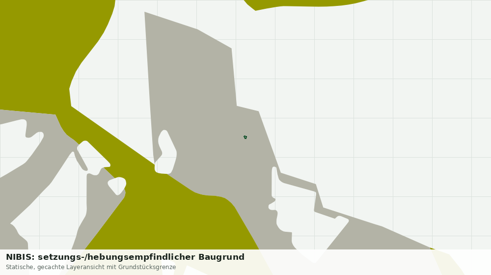 Statische Kartenansicht: NIBIS: setzungs-/hebungsempfindlicher Baugrund