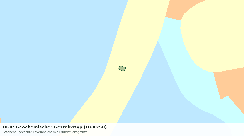 Statische Kartenansicht: BGR: Geochemischer Gesteinstyp (HÜK250)