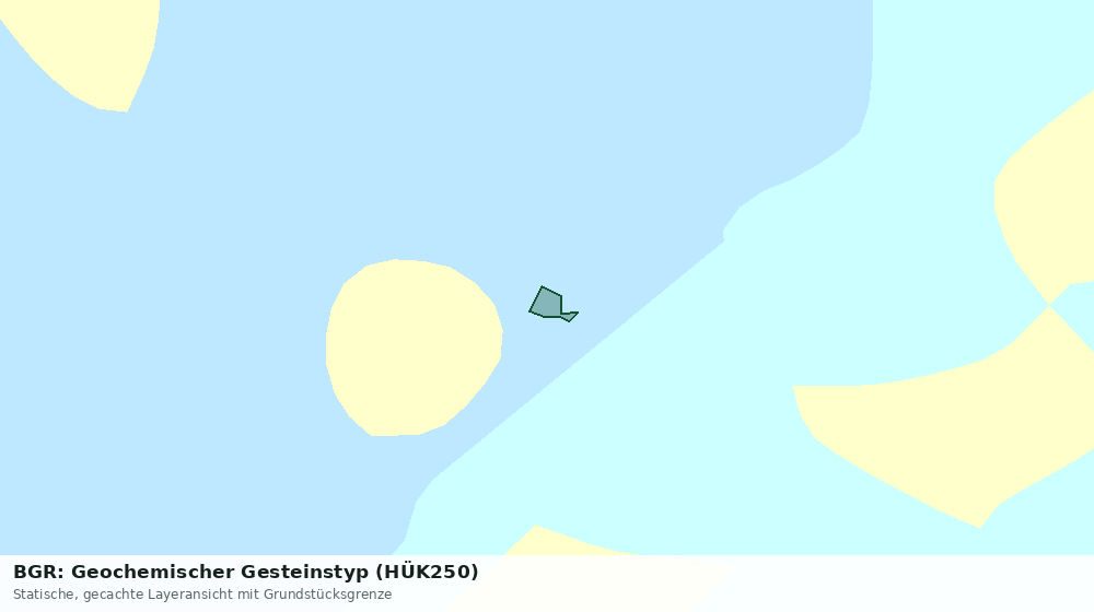 Statische Kartenansicht: BGR: Geochemischer Gesteinstyp (HÜK250)
