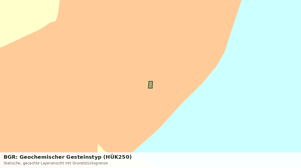 Statische Kartenansicht: BGR: Geochemischer Gesteinstyp (HÜK250)