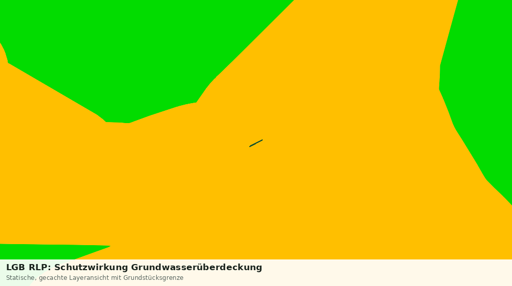 Statische Kartenansicht: LGB RLP: Schutzwirkung Grundwasserüberdeckung