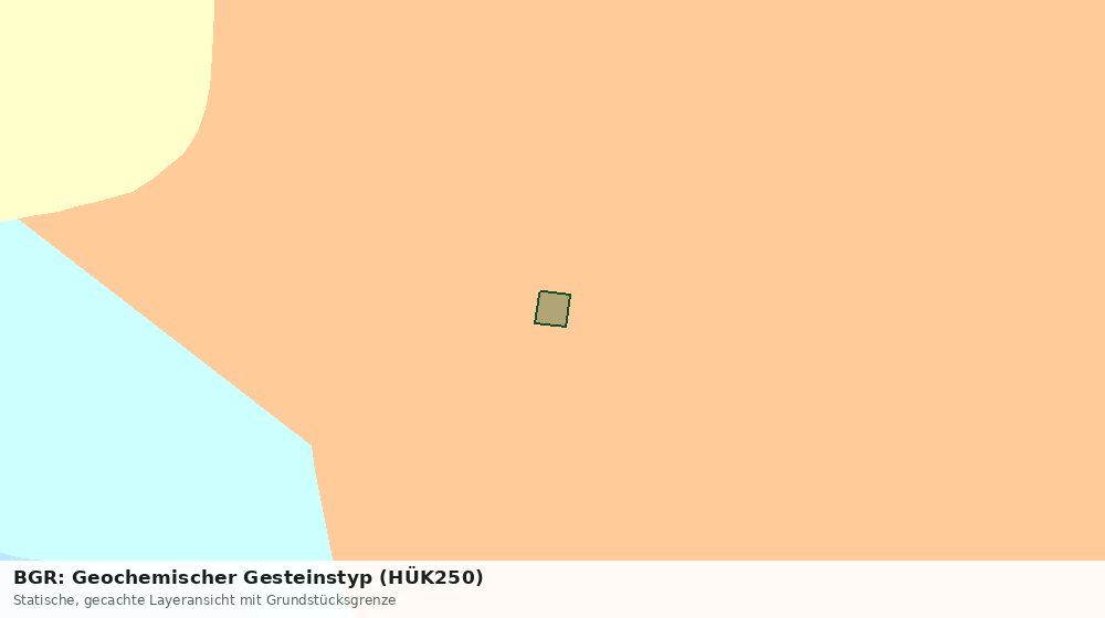 Statische Kartenansicht: BGR: Geochemischer Gesteinstyp (HÜK250)