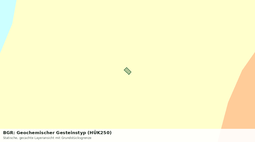 Statische Kartenansicht: BGR: Geochemischer Gesteinstyp (HÜK250)