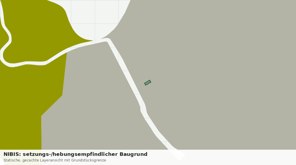 Statische Kartenansicht: NIBIS: setzungs-/hebungsempfindlicher Baugrund