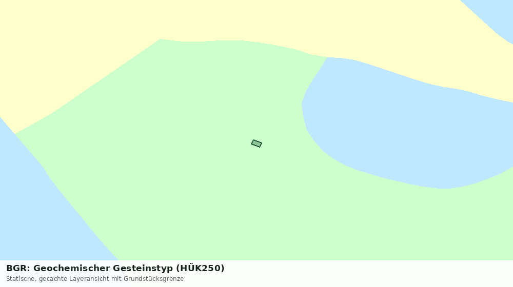 Statische Kartenansicht: BGR: Geochemischer Gesteinstyp (HÜK250)