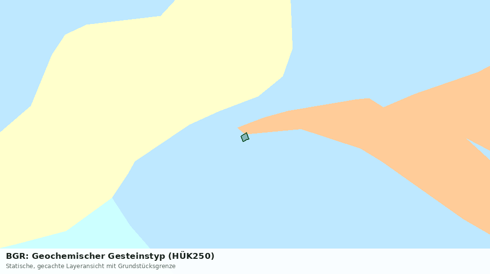 Statische Kartenansicht: BGR: Geochemischer Gesteinstyp (HÜK250)