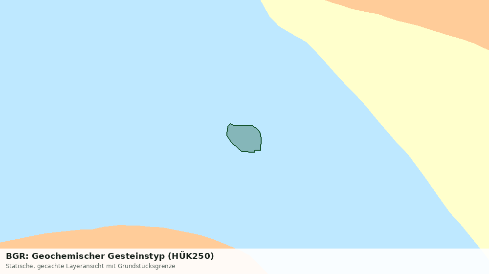 Statische Kartenansicht: BGR: Geochemischer Gesteinstyp (HÜK250)