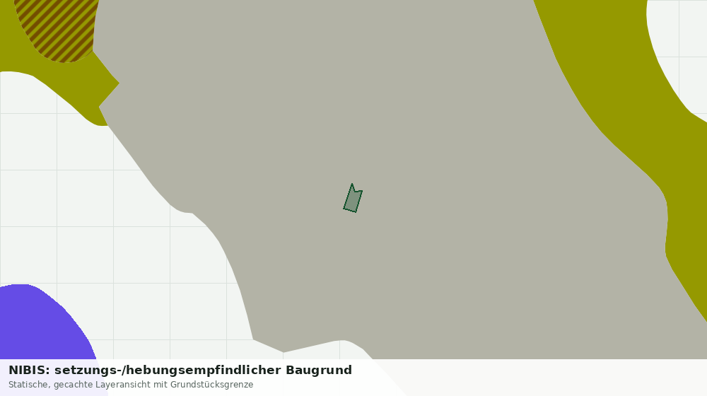 Statische Kartenansicht: NIBIS: setzungs-/hebungsempfindlicher Baugrund