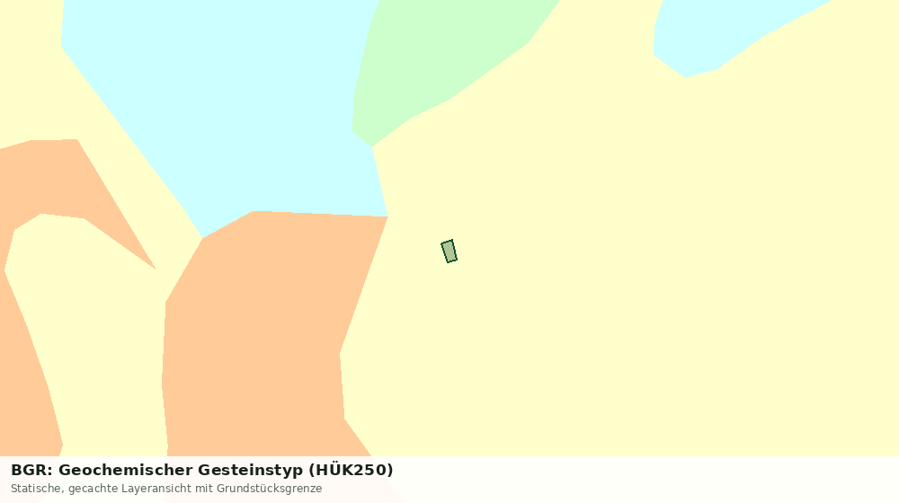 Statische Kartenansicht: BGR: Geochemischer Gesteinstyp (HÜK250)