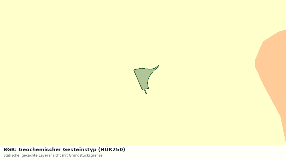 Statische Kartenansicht: BGR: Geochemischer Gesteinstyp (HÜK250)