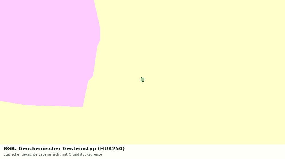 Statische Kartenansicht: BGR: Geochemischer Gesteinstyp (HÜK250)