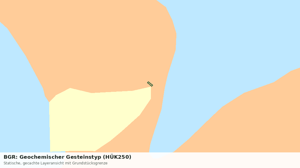 Statische Kartenansicht: BGR: Geochemischer Gesteinstyp (HÜK250)