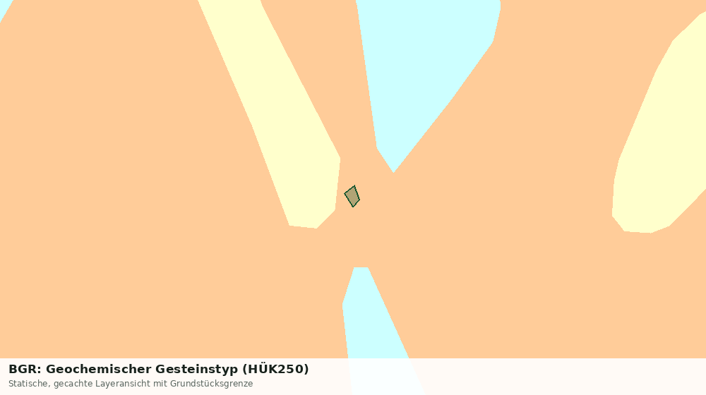 Statische Kartenansicht: BGR: Geochemischer Gesteinstyp (HÜK250)