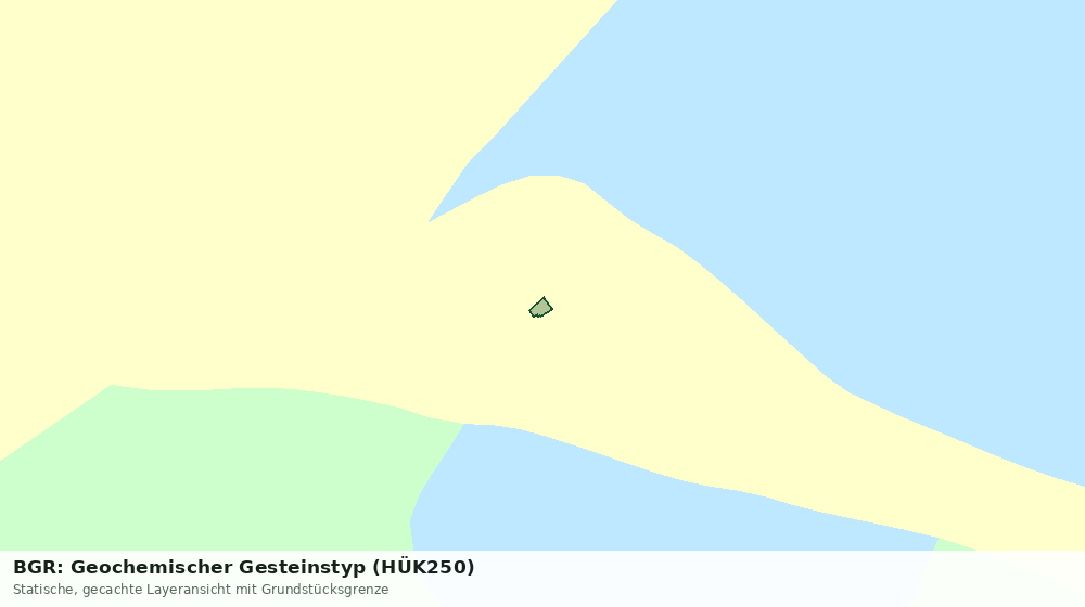 Statische Kartenansicht: BGR: Geochemischer Gesteinstyp (HÜK250)