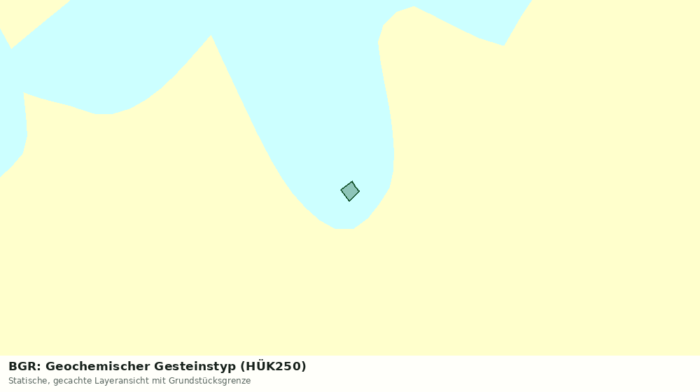 Statische Kartenansicht: BGR: Geochemischer Gesteinstyp (HÜK250)