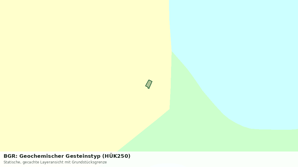 Statische Kartenansicht: BGR: Geochemischer Gesteinstyp (HÜK250)