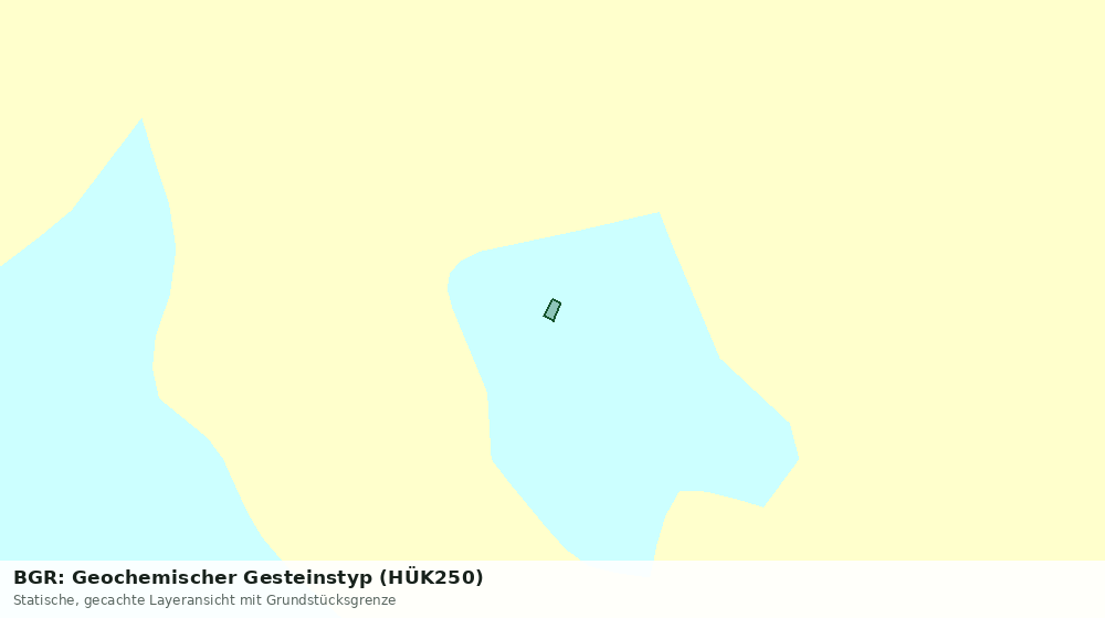 Statische Kartenansicht: BGR: Geochemischer Gesteinstyp (HÜK250)