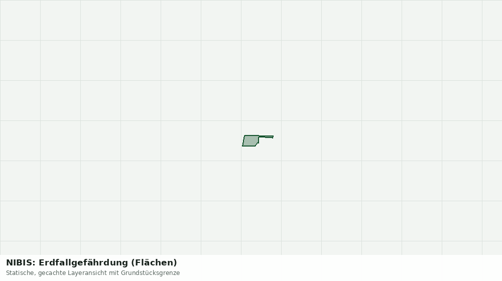 Statische Kartenansicht: NIBIS: Erdfallgefährdung (Flächen)
