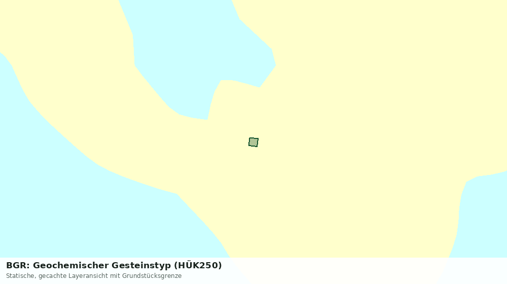 Statische Kartenansicht: BGR: Geochemischer Gesteinstyp (HÜK250)