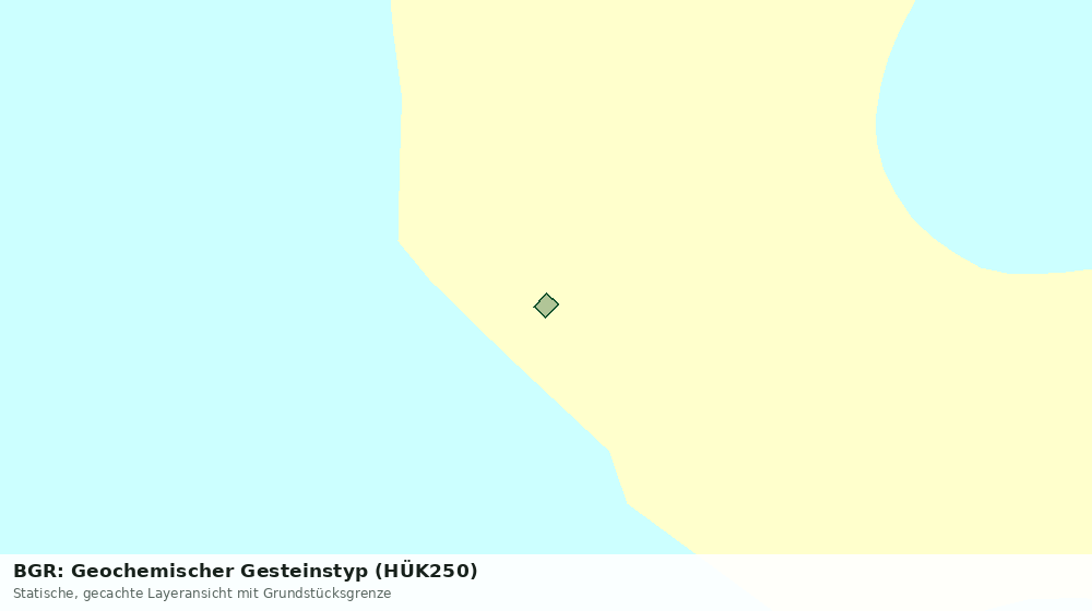 Statische Kartenansicht: BGR: Geochemischer Gesteinstyp (HÜK250)