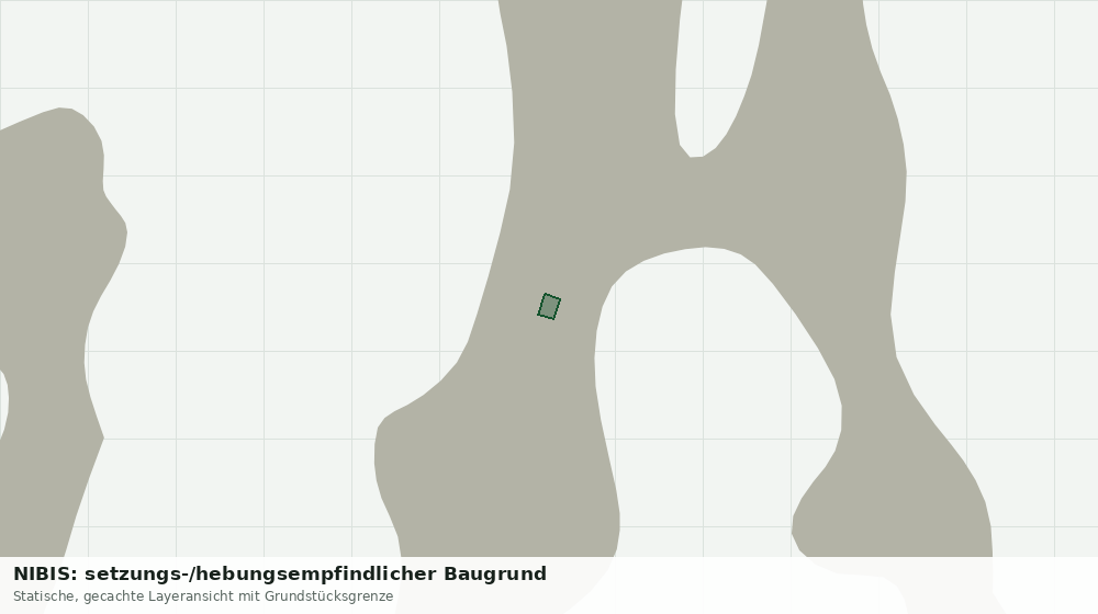 Statische Kartenansicht: NIBIS: setzungs-/hebungsempfindlicher Baugrund