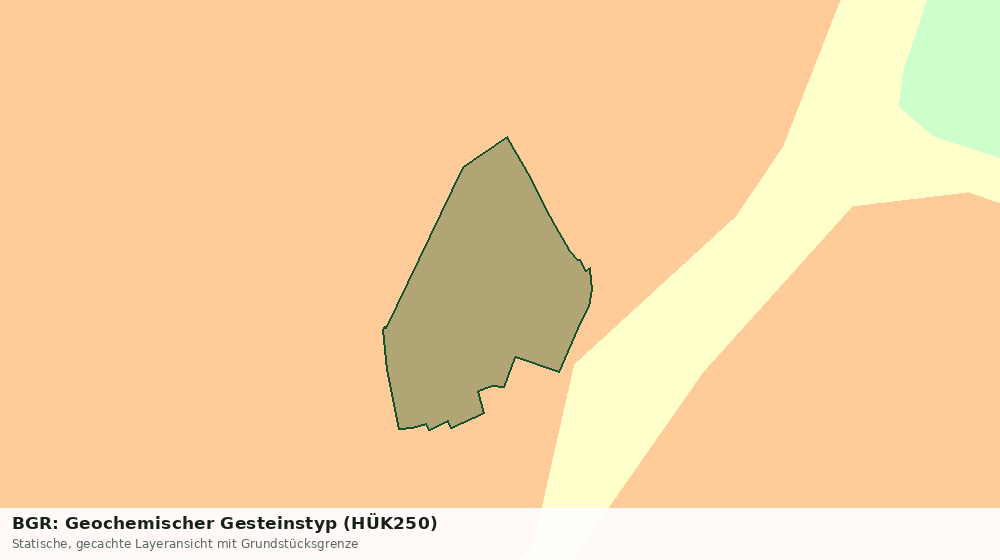 Statische Kartenansicht: BGR: Geochemischer Gesteinstyp (HÜK250)