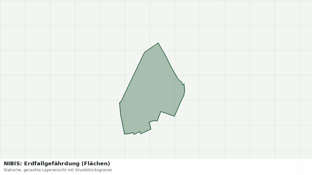 Statische Kartenansicht: NIBIS: Erdfallgefährdung (Flächen)
