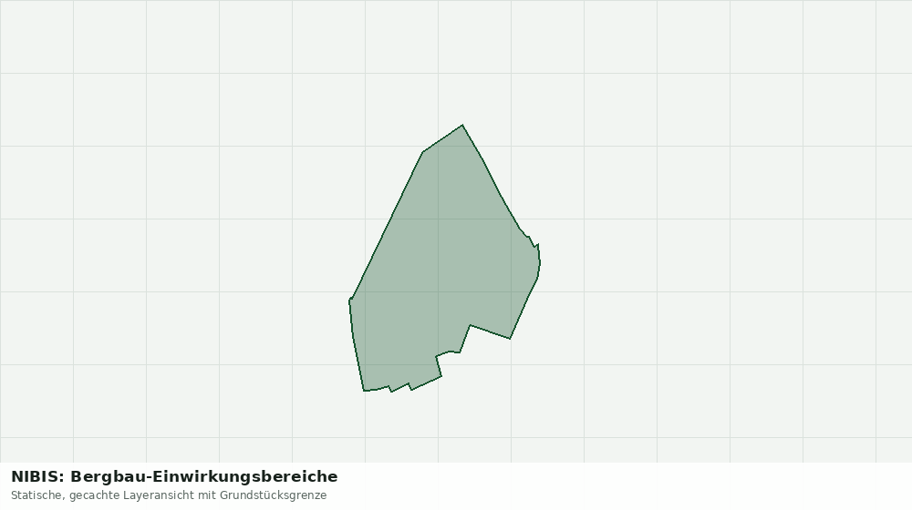 Statische Kartenansicht: NIBIS: Bergbau-Einwirkungsbereiche