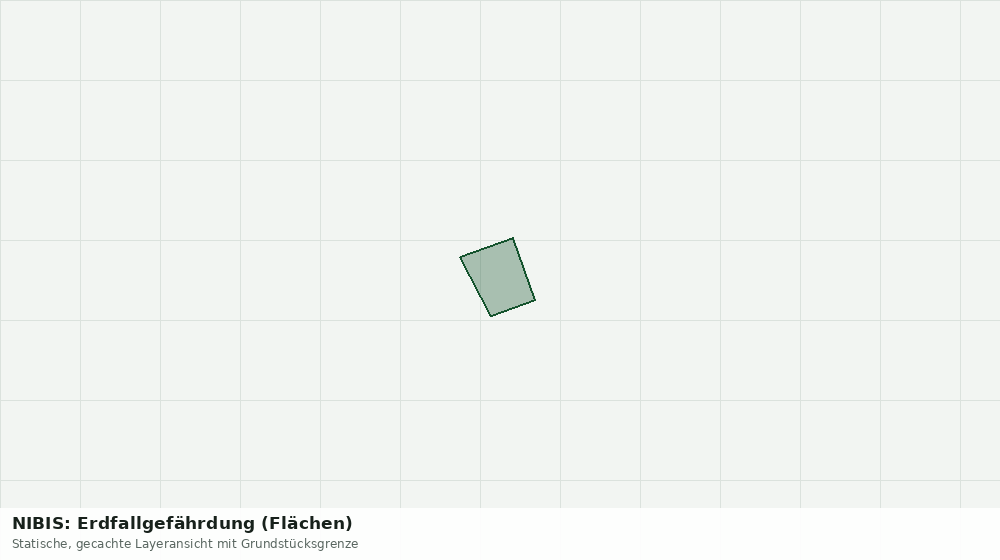 Statische Kartenansicht: NIBIS: Erdfallgefährdung (Flächen)