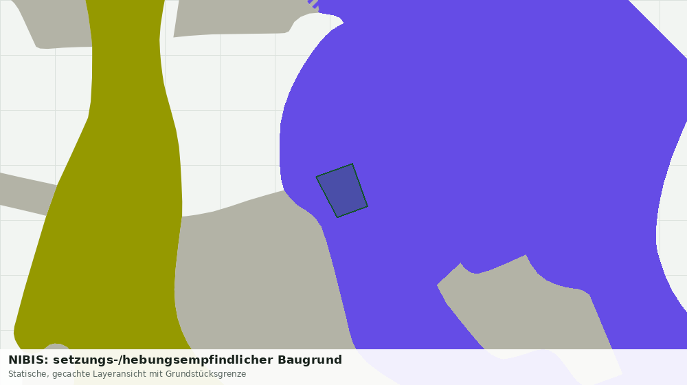 Statische Kartenansicht: NIBIS: setzungs-/hebungsempfindlicher Baugrund