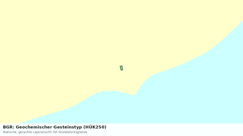 Statische Kartenansicht: BGR: Geochemischer Gesteinstyp (HÜK250)