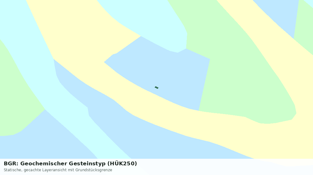Statische Kartenansicht: BGR: Geochemischer Gesteinstyp (HÜK250)