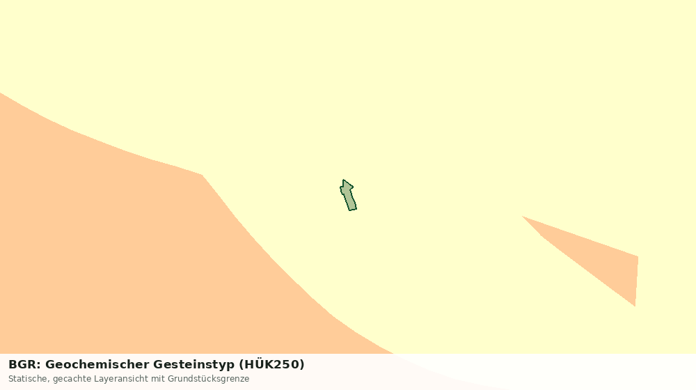 Statische Kartenansicht: BGR: Geochemischer Gesteinstyp (HÜK250)