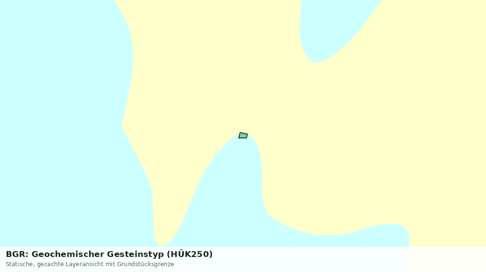 Statische Kartenansicht: BGR: Geochemischer Gesteinstyp (HÜK250)