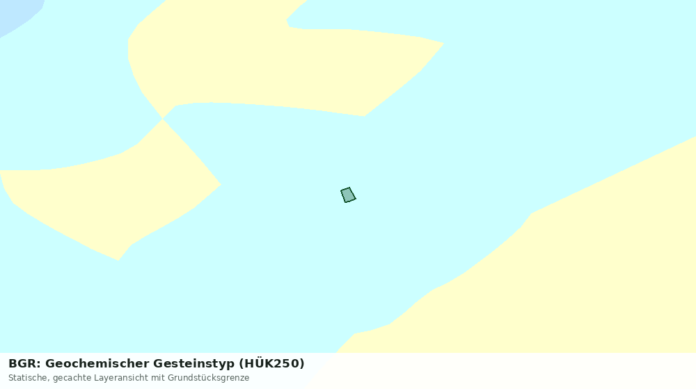 Statische Kartenansicht: BGR: Geochemischer Gesteinstyp (HÜK250)