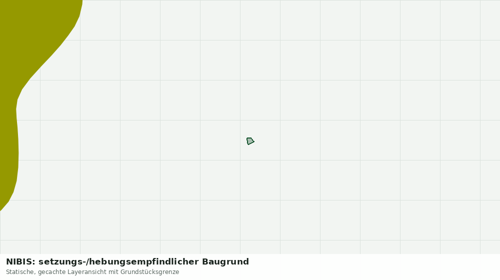 Statische Kartenansicht: NIBIS: setzungs-/hebungsempfindlicher Baugrund