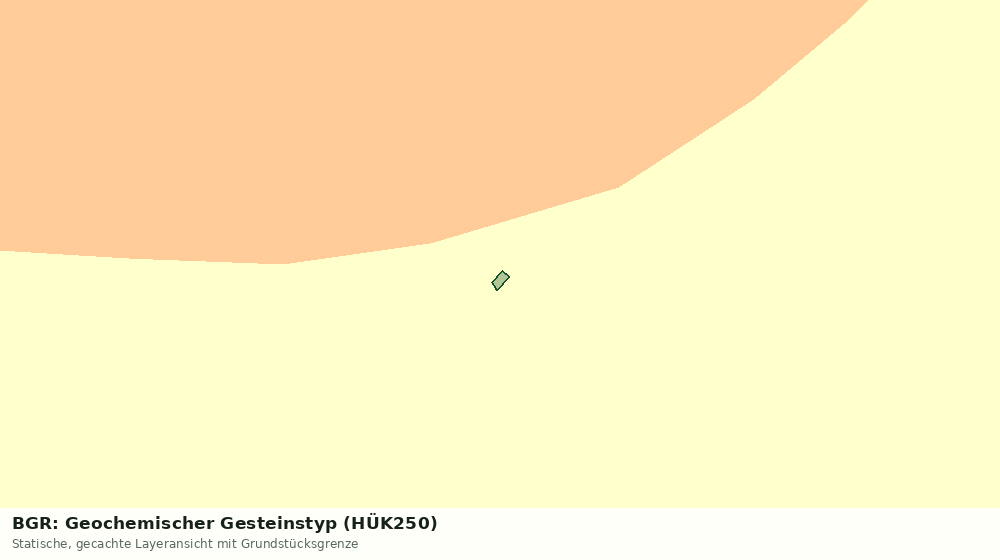 Statische Kartenansicht: BGR: Geochemischer Gesteinstyp (HÜK250)