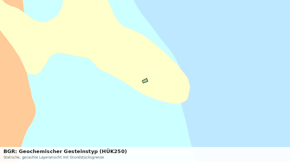 Statische Kartenansicht: BGR: Geochemischer Gesteinstyp (HÜK250)