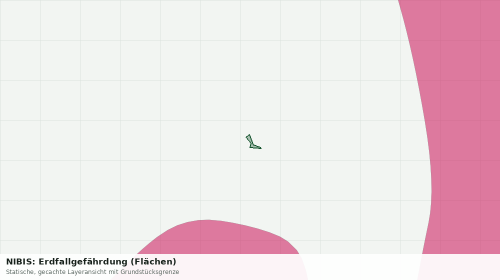Statische Kartenansicht: NIBIS: Erdfallgefährdung (Flächen)