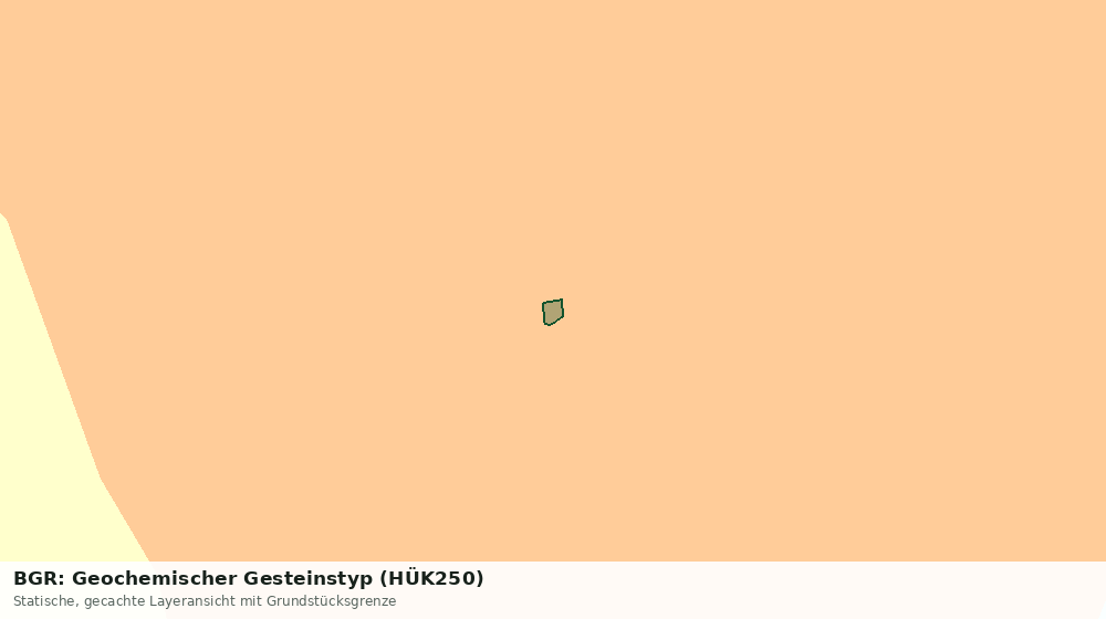Statische Kartenansicht: BGR: Geochemischer Gesteinstyp (HÜK250)