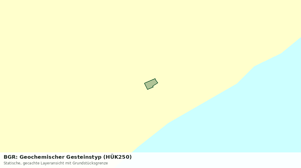 Statische Kartenansicht: BGR: Geochemischer Gesteinstyp (HÜK250)