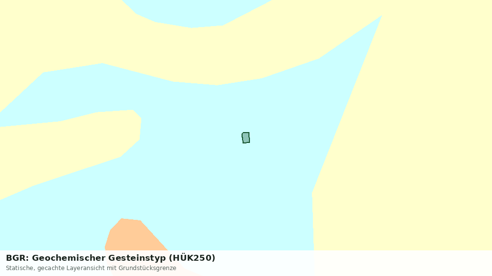 Statische Kartenansicht: BGR: Geochemischer Gesteinstyp (HÜK250)
