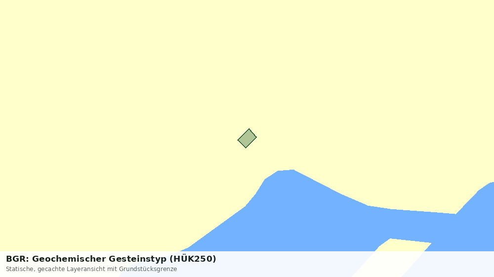Statische Kartenansicht: BGR: Geochemischer Gesteinstyp (HÜK250)